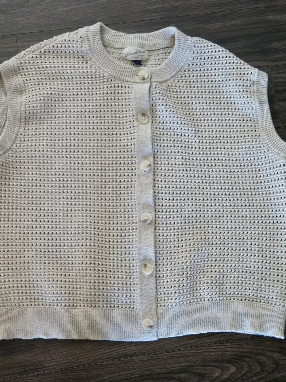 UNIVERSAL THREAD Cotton Crochet Women's Tunic Vest NWOT/SIZE XL